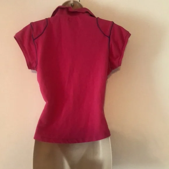 Woman’s spring pink Y2k U.S Polo collar tee shirt shirt - Picture 10 of 13